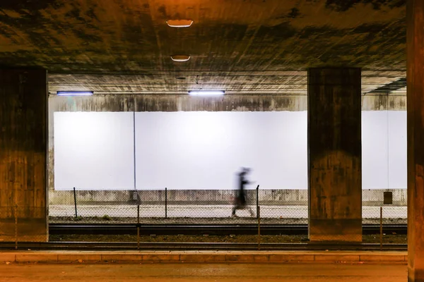 Stockholm Sverige Fotgängare Gångtunnel Liljeholmens Förort — Stockfoto