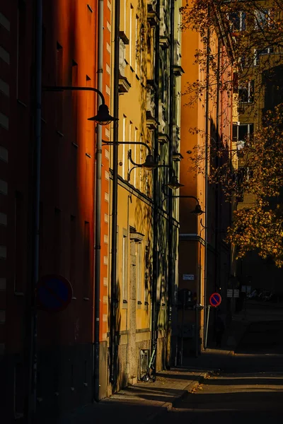 Stoccolma Sveziathe Atlasmuren Street Vasastan — Foto Stock