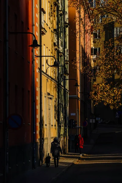 Stoccolma Svezia Pedoni Atlasmuren Vasastan — Foto Stock