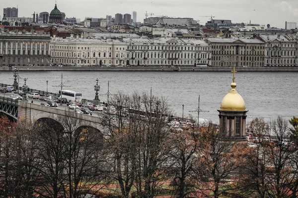 São Petersburgo Rússia Vistas Passeio Pelo Telhado Sobre Cidade Rio — Fotografia de Stock