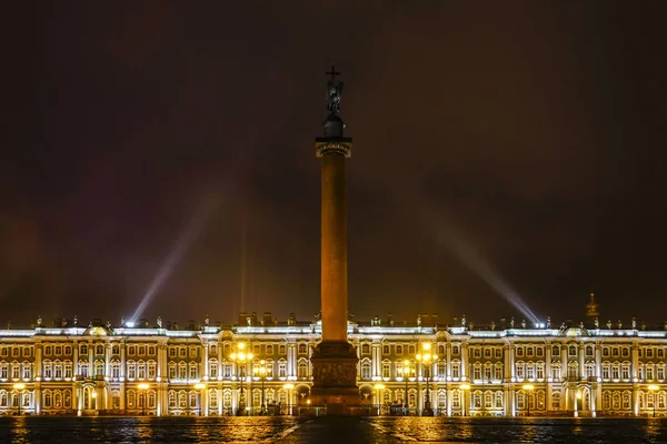 Sankt Petersburg Rysslands Slottstorget Och Statens Kulturarvsmuseum — Stockfoto