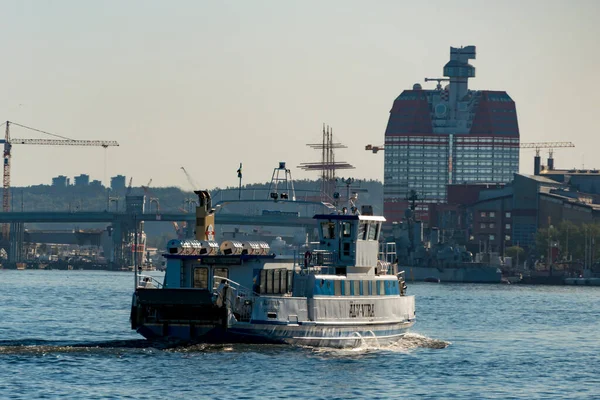 Gothenburg Σουηδία Ένα Επιβατηγό Πλοίο Στον Ποταμό Gota — Φωτογραφία Αρχείου