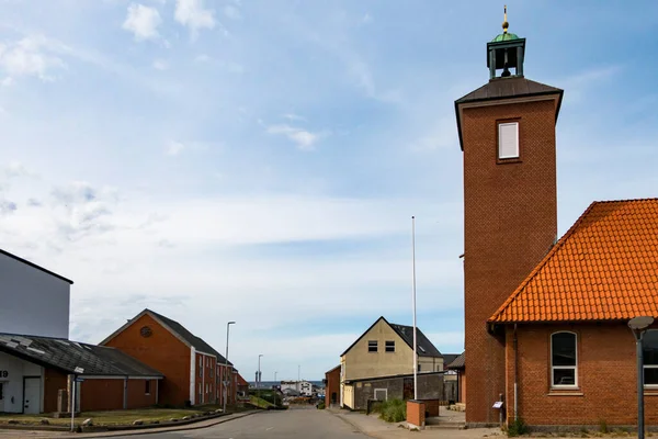 Hirtshals Denmark Swedish Seamen Church Downtown — Stock Photo, Image