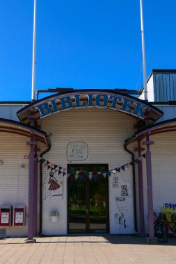 Haparanda, İsveç Halk Kütüphanesi veya bibliotek.