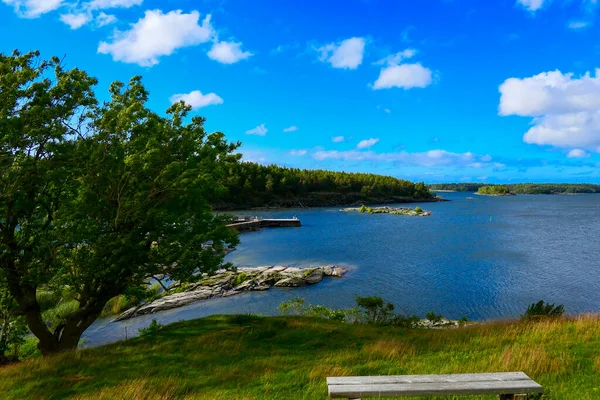 Lidkoping Sweden Shore Lake Vanern — Stock Photo, Image