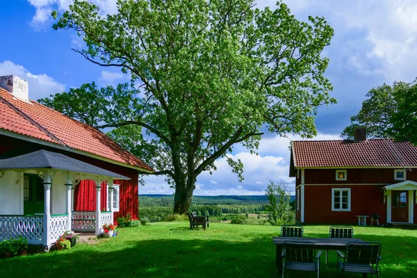 Tidaholm Suecia Una Casa Campo Sueco — Foto de Stock