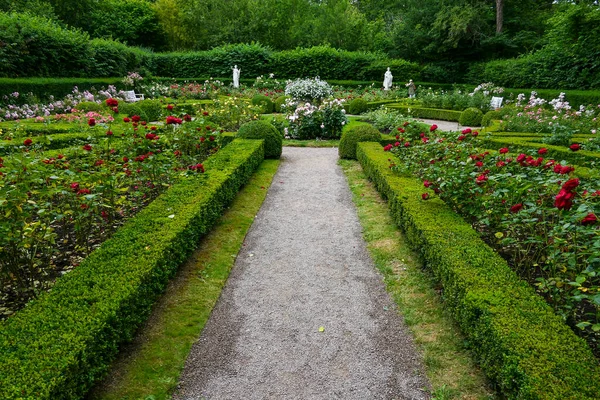 Borgholm Oland Sweden Grounds Solliden Royal Castle Rose Garden — стокове фото