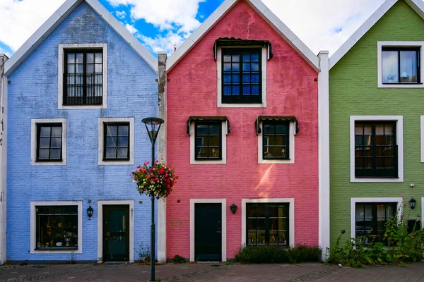 Trelleborg Suécia Casas Coloridas Centro Cidade — Fotografia de Stock