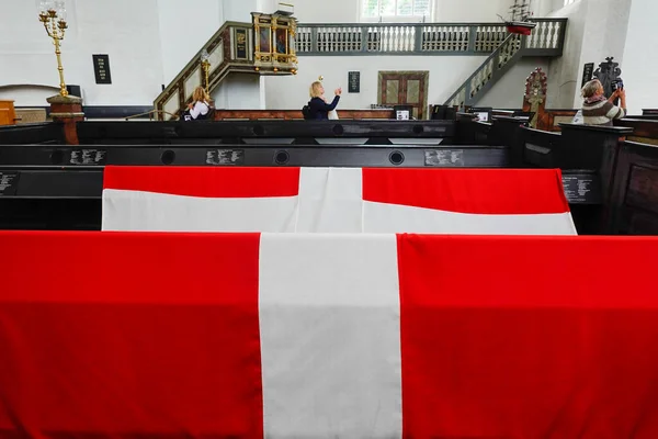 Mariager Denemarken Het Interieur Van Mariager Kerk Het Klooster Een — Stockfoto