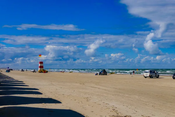 Lokken Dinamarca Sombras Vehículos Playa —  Fotos de Stock