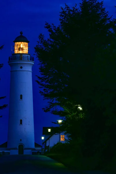 Hirtshals Danimarca Faro Hirtshals Dal 1863 — Foto Stock