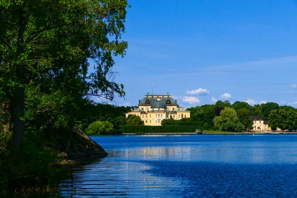 Stockholm Sweden Drottningholm Royal Palace Lake Malaren — Stock Photo, Image