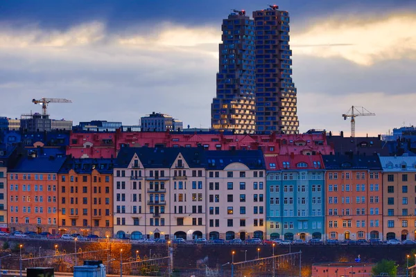 Stockholm Svédország Kilátás Észak Felé Város Felé Norra Tornen Északi — Stock Fotó