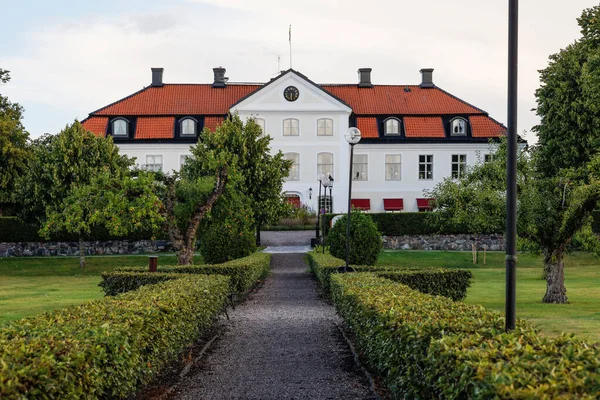 Stjarnholm Zweden Landhuis Tuin Van Stjarnholm — Stockfoto