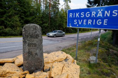 Lekvatted, İsveç Norveç ile İsveç arasındaki sınır kapısında 