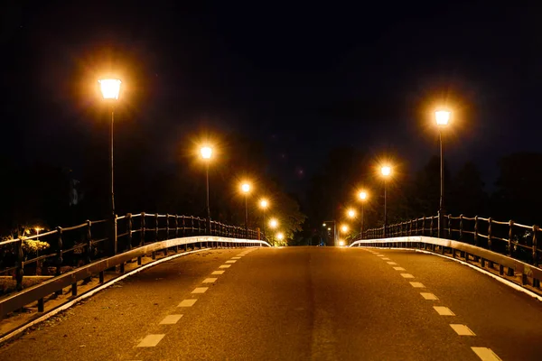 Karlstad Schweden Gamla Stenbron Oder Ostbrücke Der Stadt 168 Meter — Stockfoto