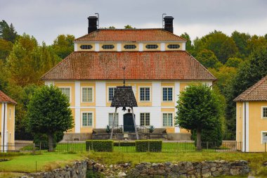 Godegard, İsveç. Bugün porselen müze olarak kullanılan eski bir malikane..