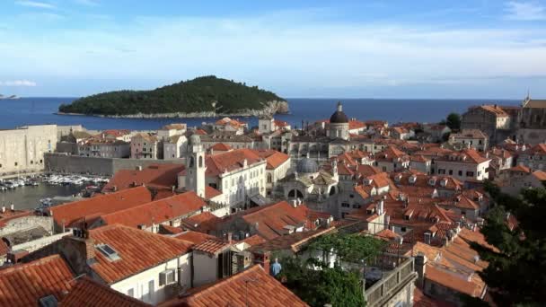 Orașul Vechi Dubrovnik Cunoscut Unul Dintre Cele Mai Bune Orașe — Videoclip de stoc