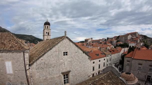 Dubrovnik Kroatien Juli 2018 Ansichten Der Altstadt Von Dubrovnik Von — Stockvideo