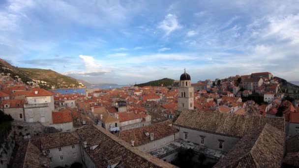 Landschaft Der Altstadt Von Dubrovnik Kroatien Dubrovnik Ist Als Eine — Stockvideo
