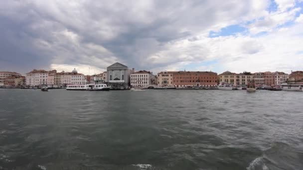 Velence Olaszország Július 2018 Kilátás Város Velence Velencei Lagúna Turista — Stock videók