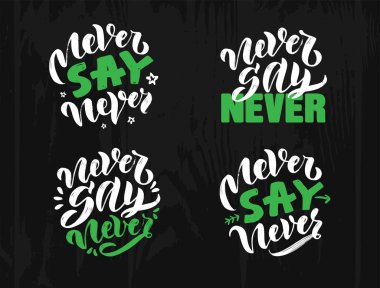 El yazısıyla yazılmış kaligrafi 