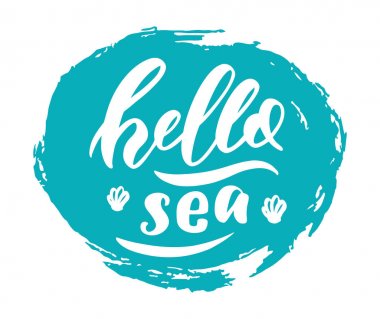 Beyaz arka planda el yazısı yla yazılmış yazı ve kaligrafi. Vektör çizimi