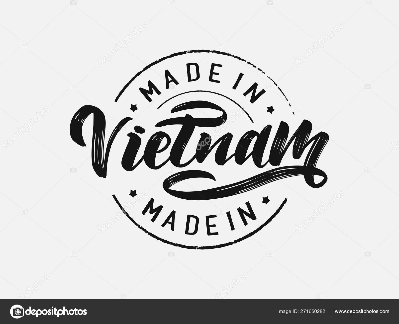 Logo Letras Vietnam Ilustración Vectorial Vector de stock #271650282 de  ©Lettering_Logo, image size:1600x1300