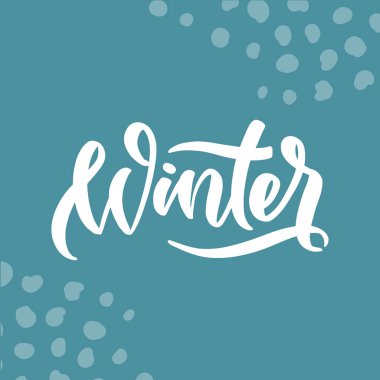 Motive edici tırnak cümlesi ile el çizilmiş harfler. Vektör çizimi