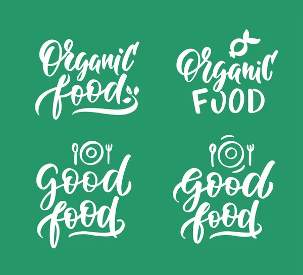 Yemek yazımı. Elle çizilmiş vektör illüstrasyonu. 