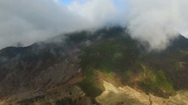 Batı Sichuan,Sichuan, Çin'de manzaranın havadan çekilmiş görüntüsü