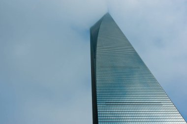 Şangay, Çin ,26 Temmuz 2014: Dünya Finans Merkezi gökdelenler sahne, Şanghay.