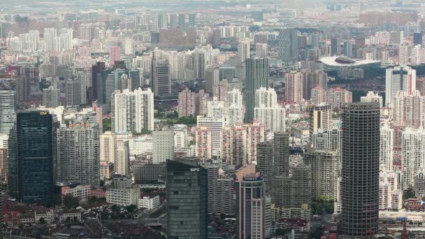 Vista de la escena urbana en Shanghai, Shanghai, China — Vídeo de stock