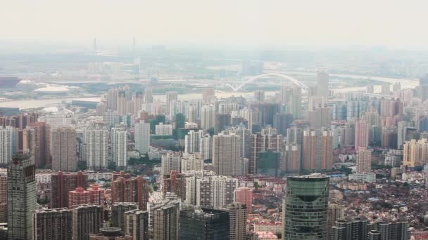 Vista de la escena urbana en Shanghai, Shanghai, China — Vídeo de stock