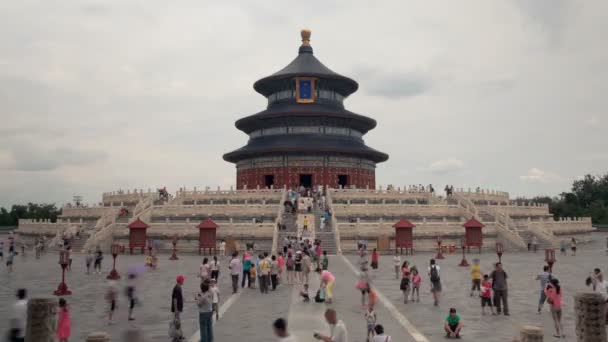 Time lapse of the temple of heaven, Beijing, China — стоковое видео