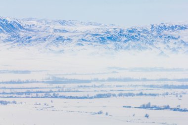Kışın Kuzey Xinjiang, sonw ve buz dünyası, xinjiang, china