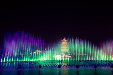  Changan Kulesi. Bu xi bir uluslararası bahçecilik expo sitesi, Changan Kulesi. Turistik tatil köyü