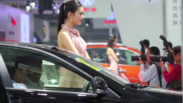 Xian CINA, - 30 set 2013: -Macao Auto Show , — Video Stock