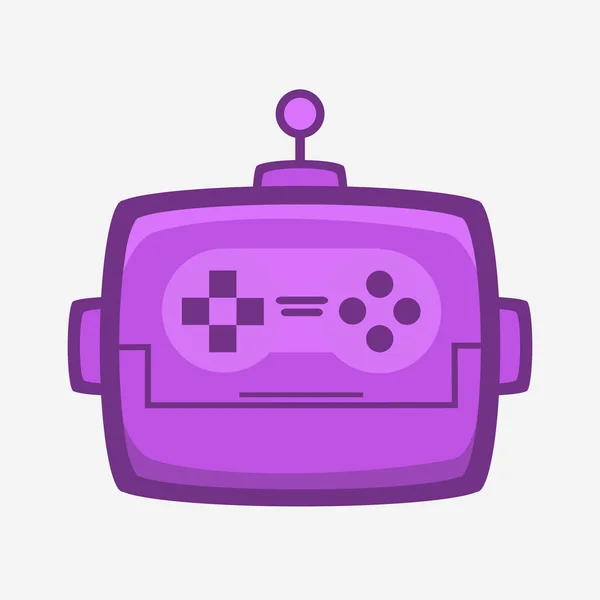 Controlador simples Robot Game Logo ícone vetor —  Vetores de Stock