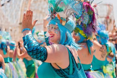 Brooklyn, Ny - Haziran 16: 36 yıllık yaz olay, Coney Island Mermaid Parade 2018.
