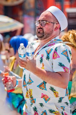 Brooklyn, Ny - Haziran 16: 36 yıllık yaz olay, Coney Island Mermaid Parade 2018.