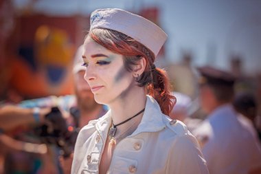 Brooklyn, Ny - Haziran 16: 36 yıllık yaz olay, Coney Island Mermaid Parade 2018.