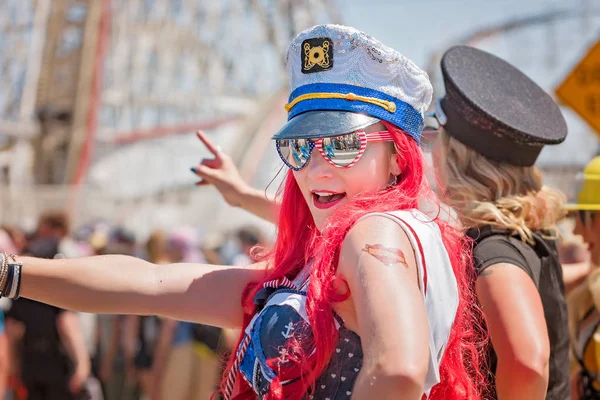 Brooklyn Junio 36º Evento Anual Verano Coney Island Mermaid Parade —  Fotos de Stock