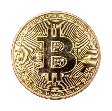 Altın Bitcoin şifreleme dijital para sikke