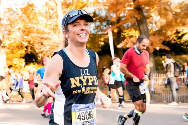 New York Usa Novembre 2018 Maratona Annuale Tcs New York — Foto Stock