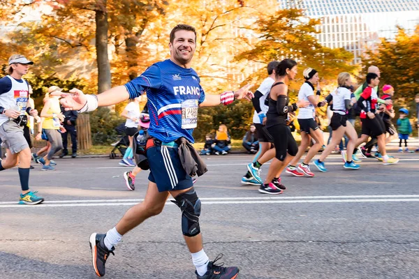 New York, ABD - 4 Kasım 2018: Yıllık Tcs New York maratonunu.