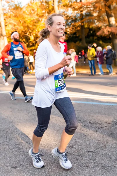 New York, ABD - 4 Kasım 2018: Yıllık Tcs New York maratonunu.