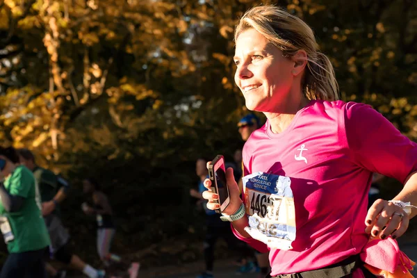 New York, ABD - 4 Kasım 2018: Yıllık Tcs New York maratonunu.