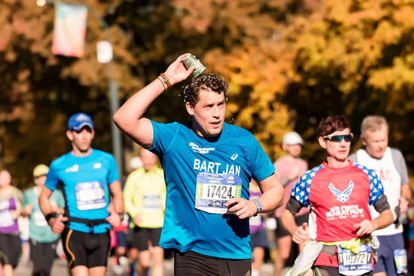 New York, ABD - 4 Kasım 2018: Yıllık Tcs New York maratonunu.