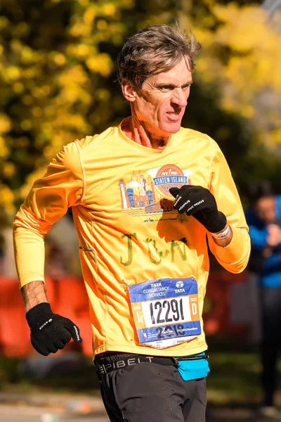 New York, ABD - 4 Kasım 2018: Yıllık Tcs New York maratonunu.